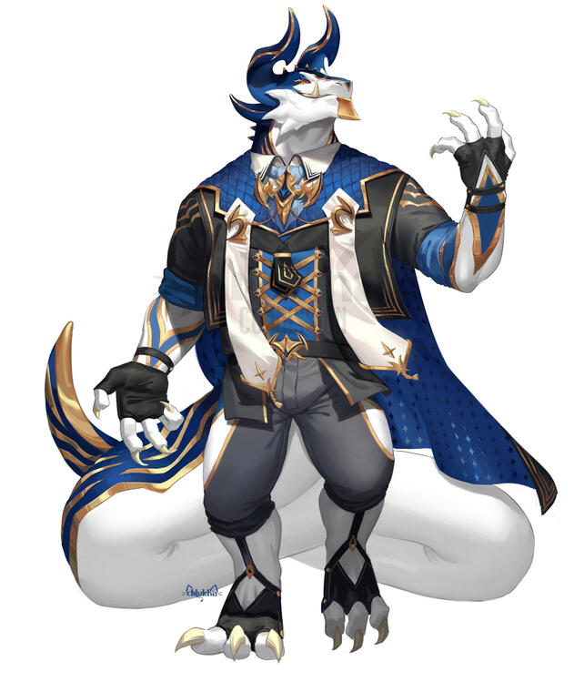 outfit design for @TorfiTheCrocco (twt)