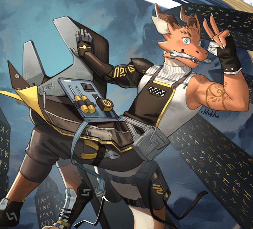 outfit design for @koboldofdefence (twt)